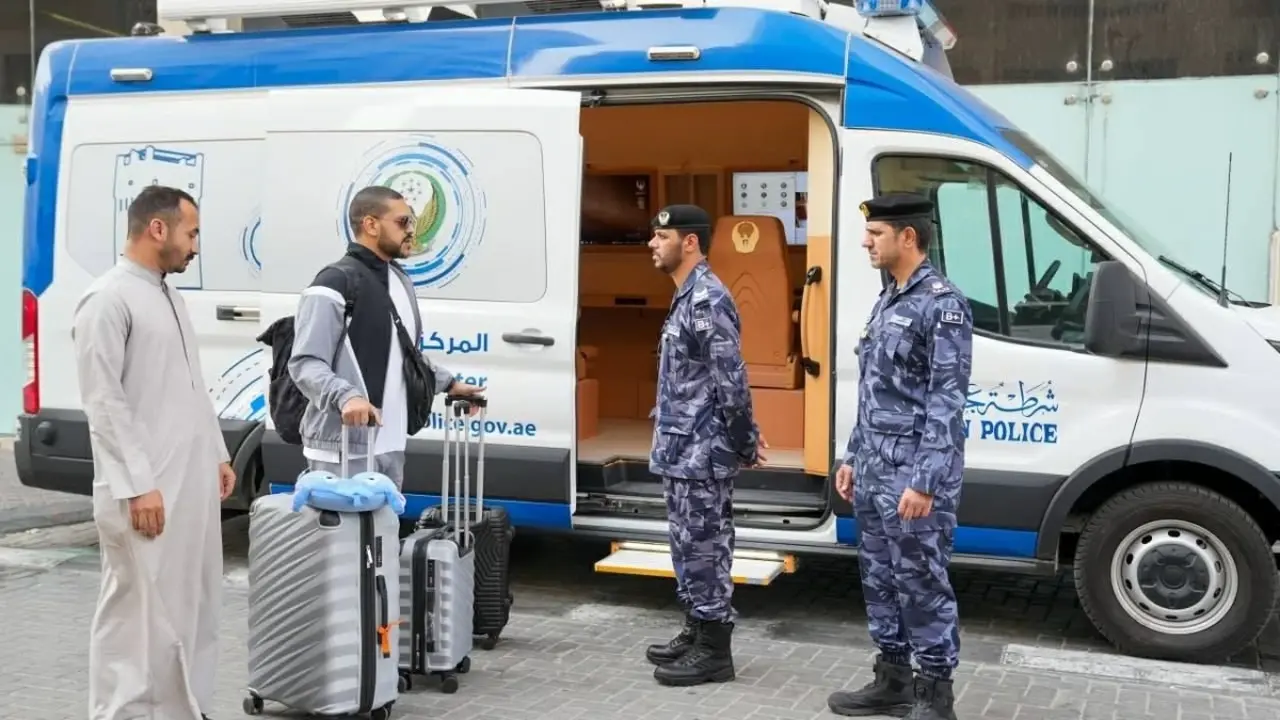 شرطة عجمان تقدم الدعم للمتضررين من حريق برج الكورنيش